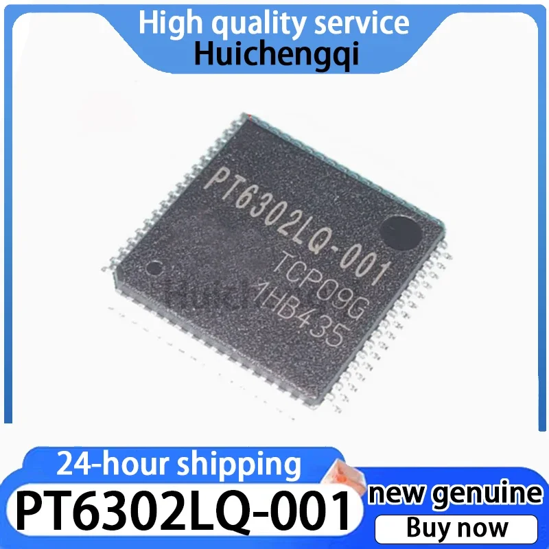 1PCS PT6302LQ-001 Packaged QFP64 Controller IC