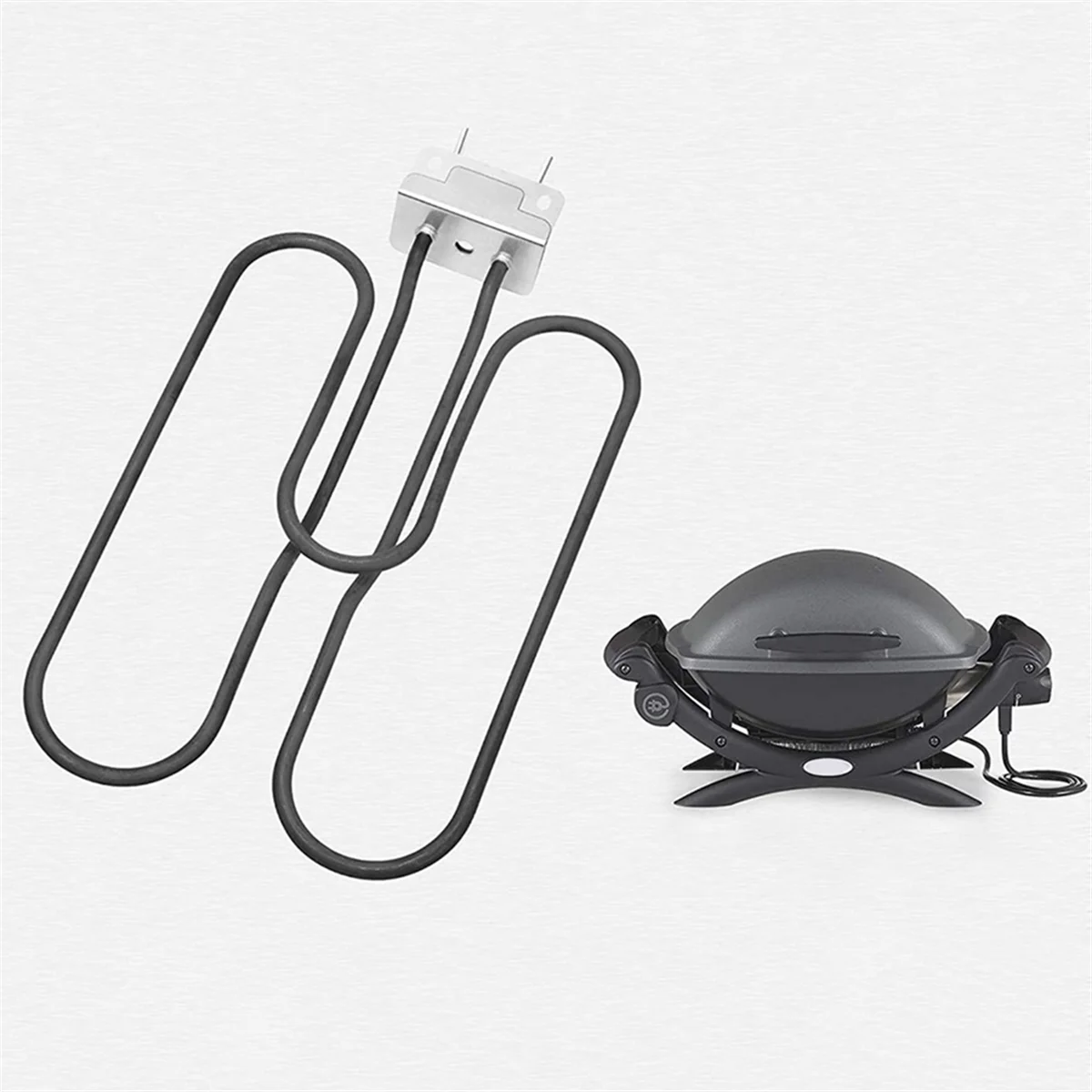A23G Per Weber 66631 Elementi Riscaldanti Barbecue Griglia Tubo di Riscaldamento Weber Q140 Q1400 Accessori di Ricambio, Spina UE