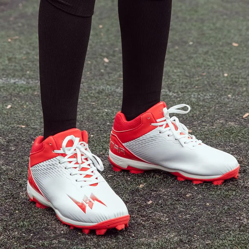 

Men's Baseball Shoes Women's Non-Slip Spikes Cricket Shoes Lacrosse Beginner Athletic Training Shoes Rugby Athletic Shoes