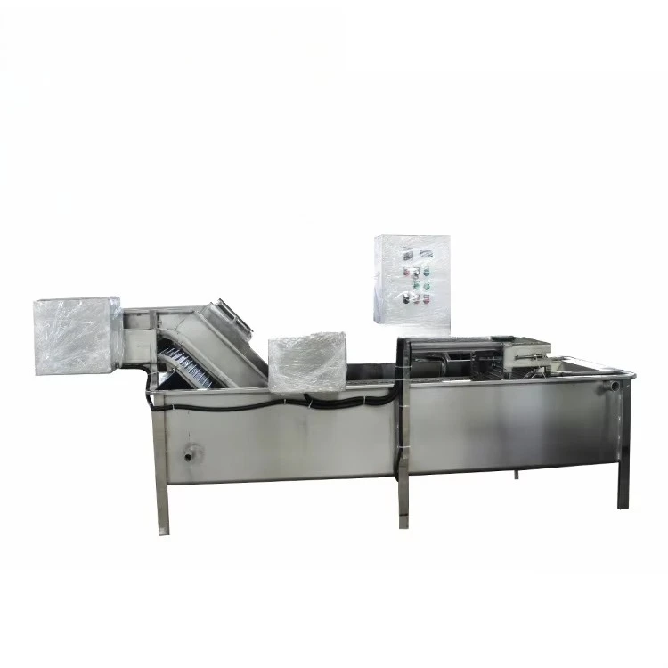 Industrial Fruit and Vegetable Bubble Washing Machine/cleaning Equip Automatic Large Commercial Continuous Leaf Washing Machine view 4