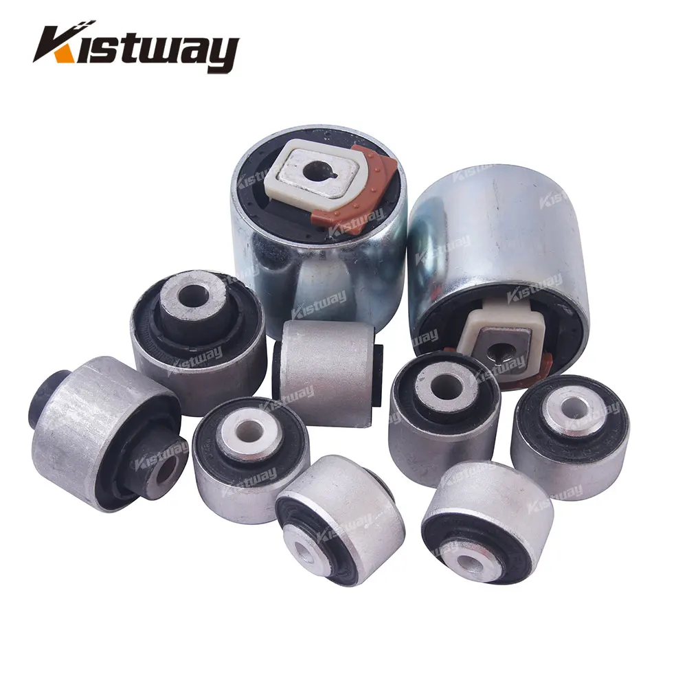 10PCS Front Suspension Control Arm Bushing Kit For Audi A8 D3 3.0 3.2 4.0 4.2 6.0 For VW Pha-eton 03-10 4E0407181 4E0407183