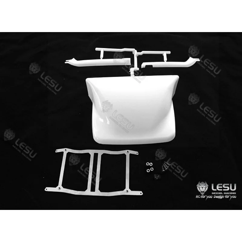 RC 1/14 LESU Plastic Cabin Roof for Tamiya Hydraulic Excavator Loader Dump Truck for SCANIA MAN VOLVO Trailer Tripper DIY Parts