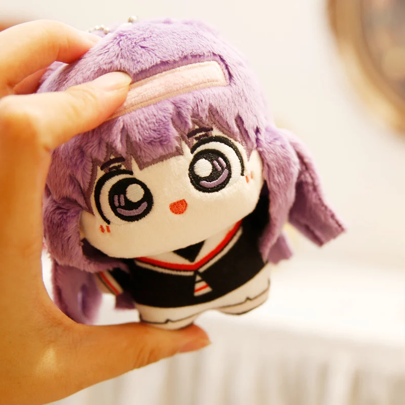 

Cotton Doll Keychain Anime Cardcaptor Sakuras Keychain Cute Girl Decorate School Bag Pendant Child Toy Cartoon Portable Gift