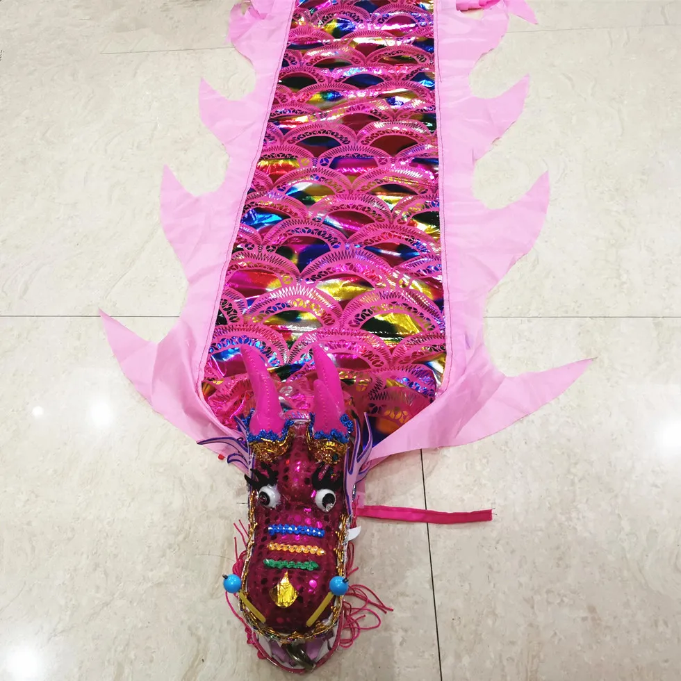 50 Styles Chinese Dragon Dance Ribbon Without LED For Children Festival Gifts School Performance Square Movement 54cm Width