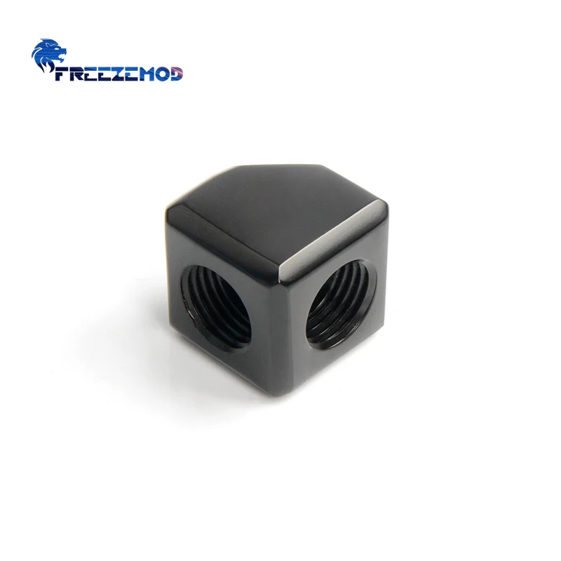 フリーズモッド BSNWT-D90 90 °   ロータリーエルボ デュアル雌ねじ リバーシブルアングルアダプター PC水冷継手