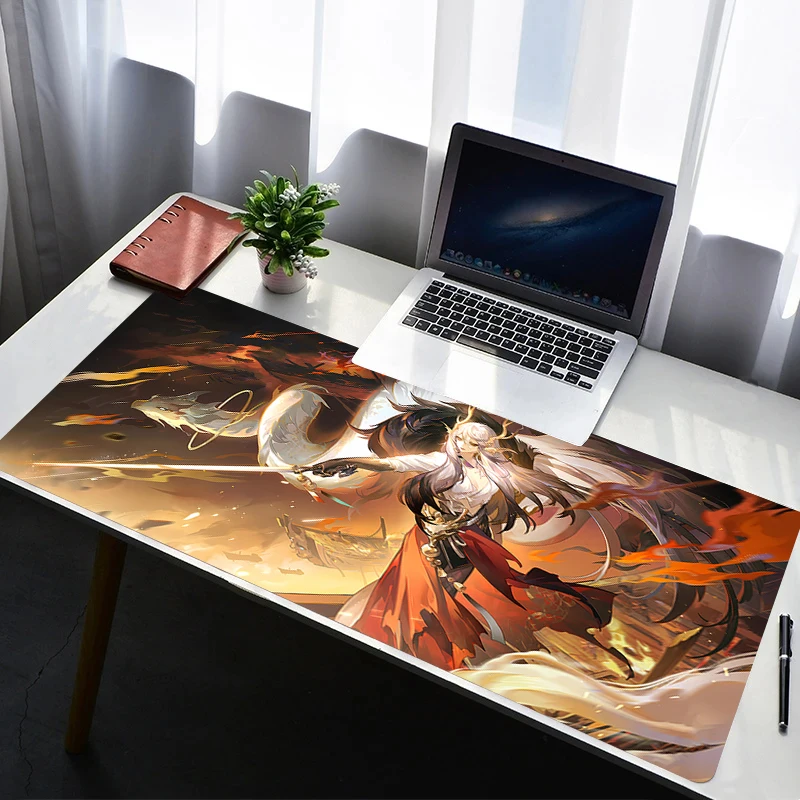 Mouse Pad PC Non Slip Rubber Cartoon Mousepad Laptop Gamer Cabinet Keyboard Pad Office O-onmyoji Computer Gaming Desk Mouse Mat