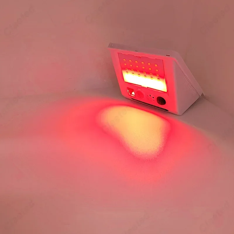 Creative New LED Solar Remote Control Alarm Light Human Body Sensing Light Outdoor Courtyard Anti-theft Alarm