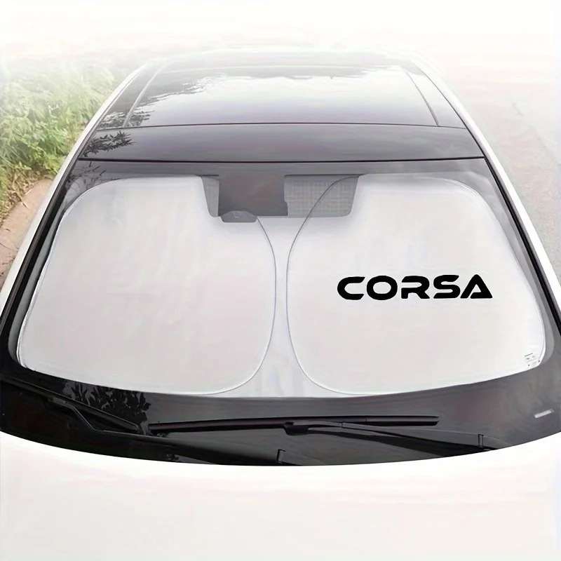 

Солнцезащитный козырек с термоизоляцией для автомобиля CORSA, легко хранить в автомобиле, защита от солнца, подходит для Opel Kolska D C E