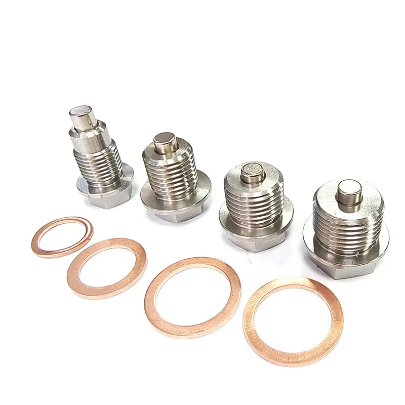 

Automotive transmission engine magnetic stainless steel M12-M20 suction residue oil pan drain bolt