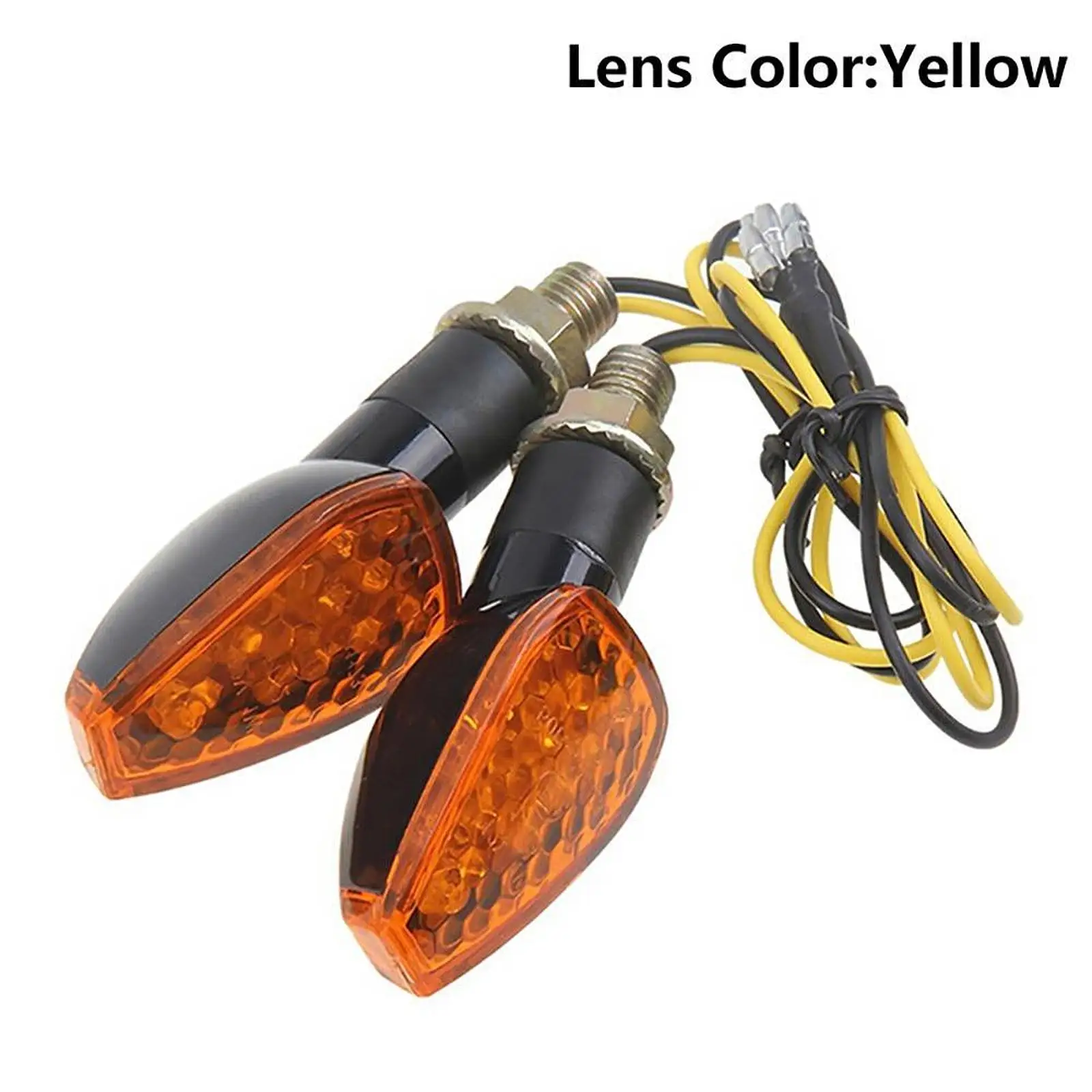 

Energy Efficient Motorcycle Indicator Lights Set 14 LED Waterproof Front Rear Blinkers for Motorcycles