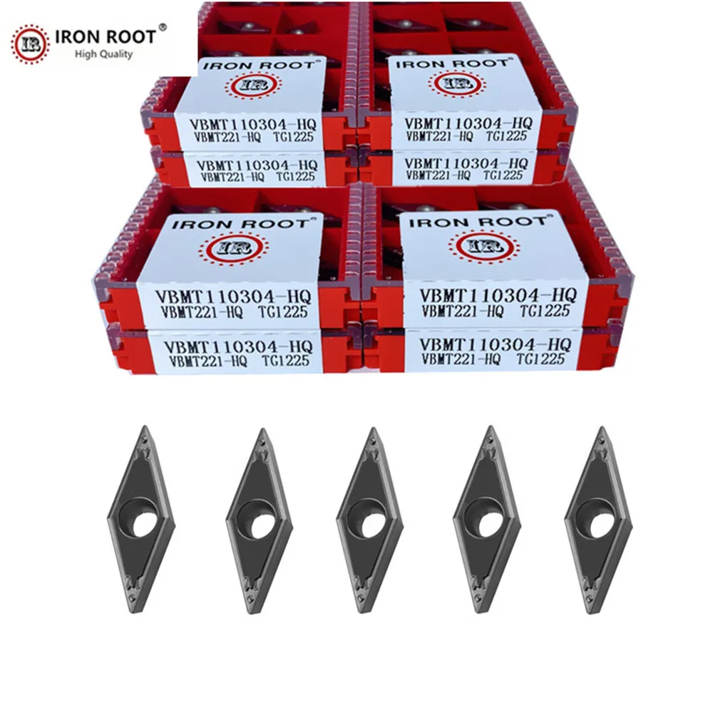 إدراج تحول الحديد VBMT 110304 ، VBMT 160404 ، VBMT 160408 ، TG1225 أداة مخرطة معدنية باستخدام الحاسب الآلي تحول كربيد إدراجات لـ P.M.K لـ SVJBR/L