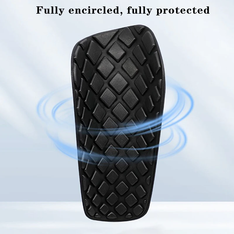 1Pair Football Shin Pad Wear-resistant Shock Absorbing Leg Protector Portable Soccer Training Shank Board Shin Guards Pads