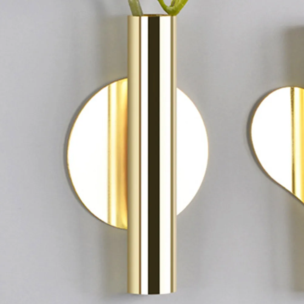 

3pcs Wall Hanging Flowerpot Vintage Iron Rustic Metal Bucket For Dry Flowers Home Office Decor Wall-Mounted Planter Hanging Vase