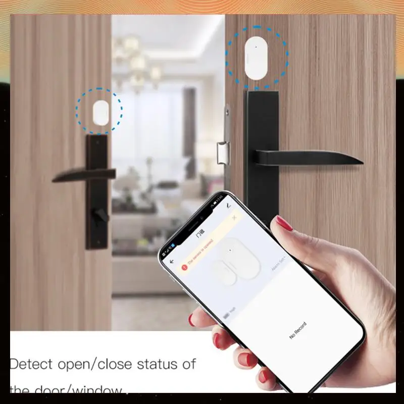 

8X Tuya Zigbee Door And Window Sensor Smart Automation Security Protection Smartlife APP Alarm Remote Real-Time Push-Y05A