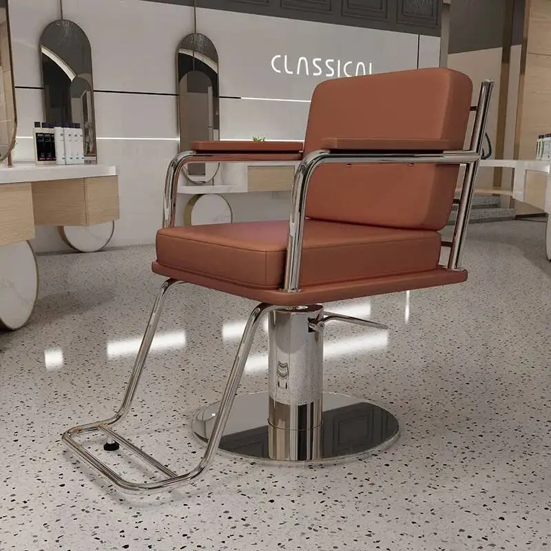 Professional Beauty Barber Chairs Trendy Simple Comfortable Ergonomic Salon Chair Modern Nordic Sillon Barbero Salon Furniture
