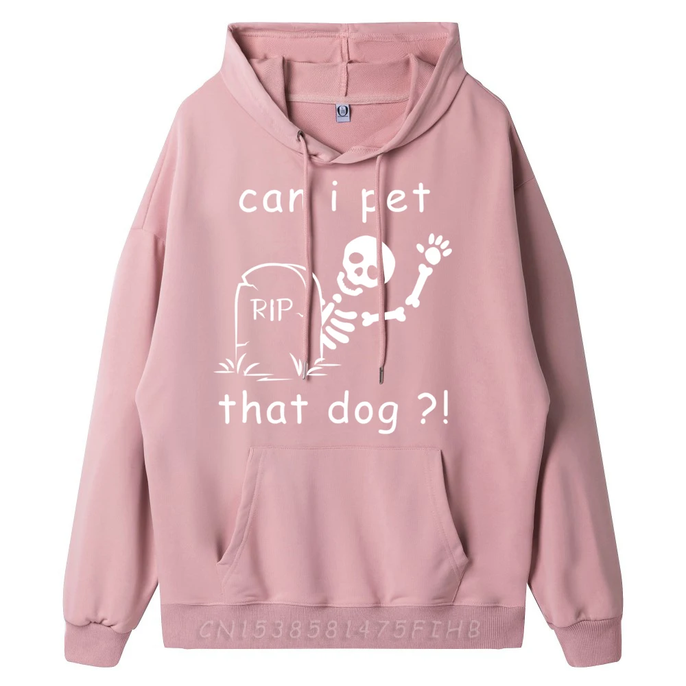 can i pet that dog halloween funny dog life Graphic Pullover SOFT New Shirts And Oversize Long Sleeve
