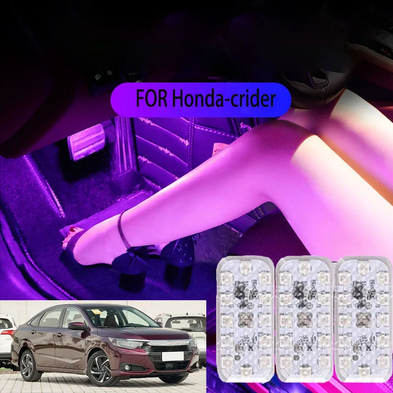 

FOR Honda crider LED Car Interior Ambient Foot Light Atmosphere Decorative Lamps Party decoration lights Neon strips