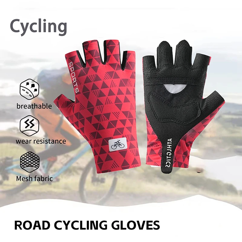 الدمبل رفع الأثقال التدريب نصف اصبع قفازات للجنسين الصيف مرونة عالية الحرير الجليد في الهواء الطلق ركوب الدراجات التخييم قفازات