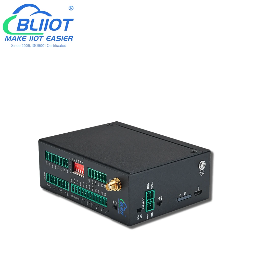 Control remoto de luz de calle para ciudad inteligente, controlador RTU 8DIN + 6AIN + 4DO, compatible con Modbus a MQTT, conversión 4G, SMS, Gateway