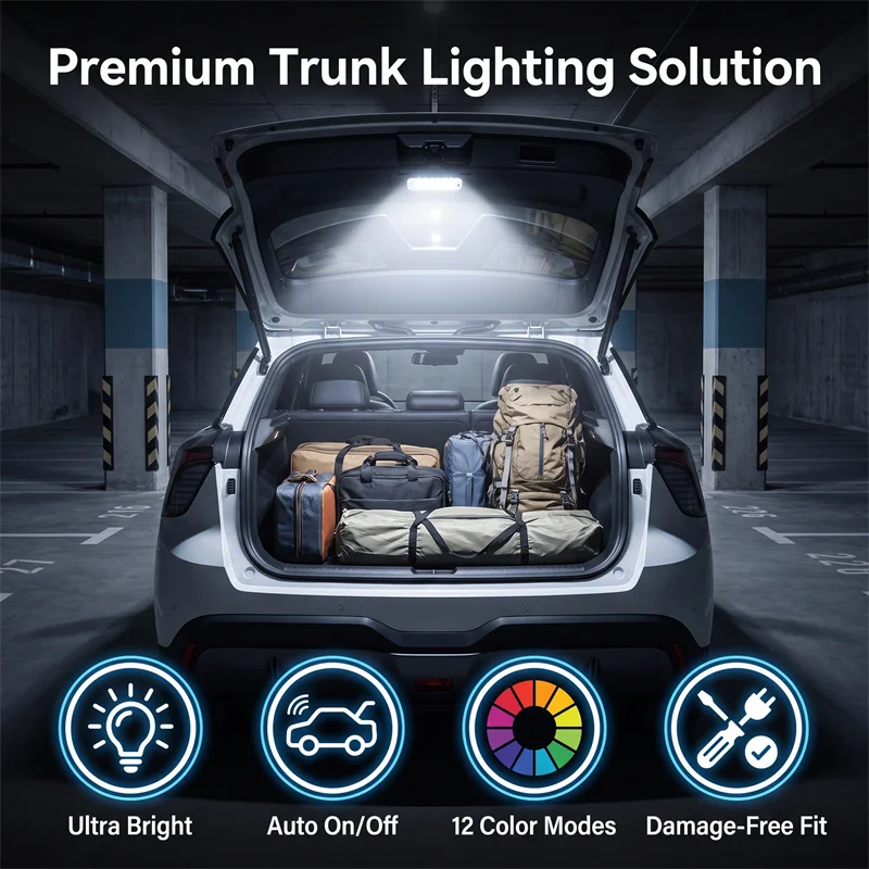 LED Rear Trunk Tailgate Interior Light Compatible for MG 4 MG4 Urban EV 2026 2027, Tailgate Modification Car Interior Accessori