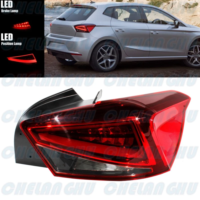 

For SEAT ibiza 2018 2019 2020 2021 2022 2023 2024 LHD Right Side Tail Light Rear Lamp Brake Light Car accessories 6F0945208H