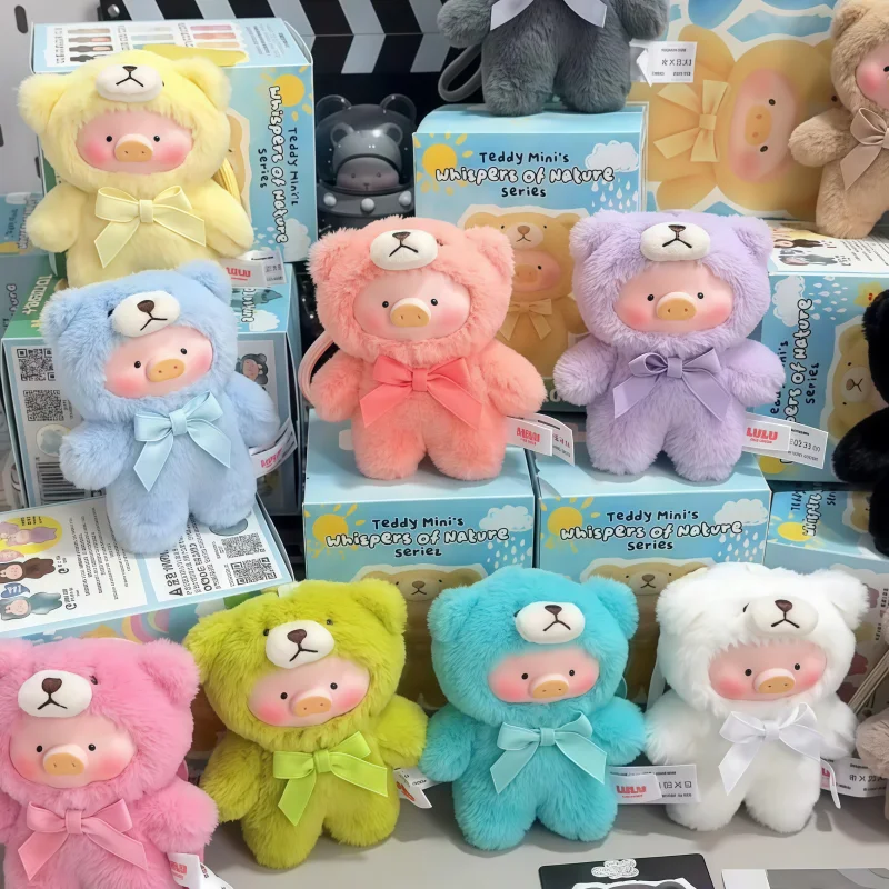 

Genuine Lulu The Piggy Teddy Mini Wispers Of Nature Series Blind Box Anime Doll Collection Desktop Ornament Gift Pendant Toys
