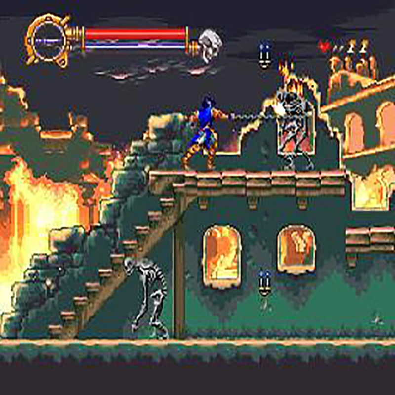 16bit game card：Castlevania: Dracula X ( USA Version!! )