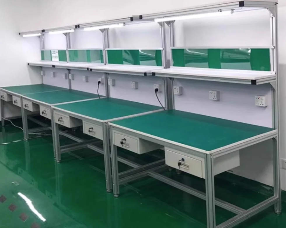 Customizable Woodworking Workbench, Double-layer Workbench, Flat Garment Cutting Table