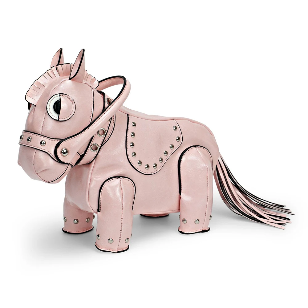 

Новая модная женская сумка через плечо Модный дизайн Женская повседневная сумка через плечо в форме лошади