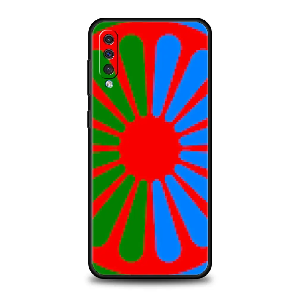 Gypsy Romani Roma Flag Case For Samsung Galaxy A52 A12 A50 A72 A20e A30 A02s A22 A32 5G A20s A70 A10s A40 A10 A04s Phone Cover