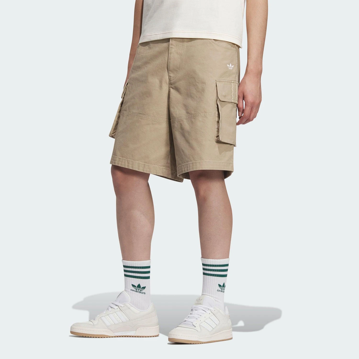 

adidas Originals Men's Sport Cargo Loose-fit Outdoor Shorts KC1436