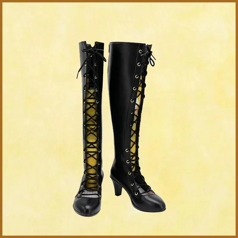 

2025 11 Game Final Fantasy Black Mage cosplay shoes Props Halloween Party Role Play Custom Made Aksesori