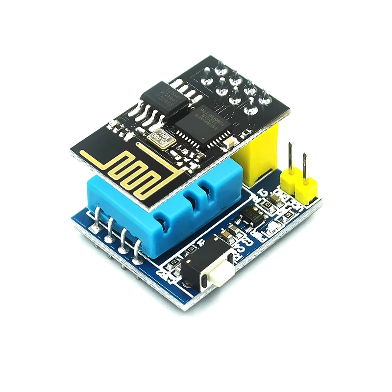 ESP8266 5 فولت واي فاي وحدة التتابع DS18B20 DHT11 RGB LED تحكم الأشياء المنزل الذكي التحكم عن بعد التبديل الهاتف APP ESP-01S #6