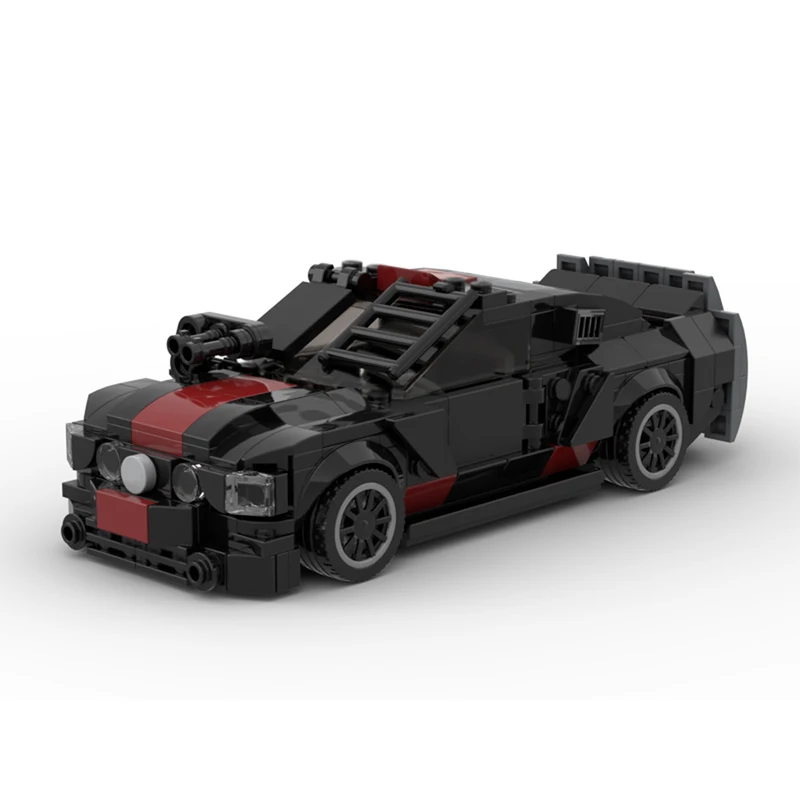 

Speed Racing Car Model MOC Building Bricks Mustang Modified Muscle Car Modular Technology Children Holiday Gifts Assemble Toys