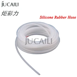 JCL Transparent Silicone Rubber Hose for Roland Mimaki Mutoh Solvent Water Based Printer Flexible Silicone Tube
