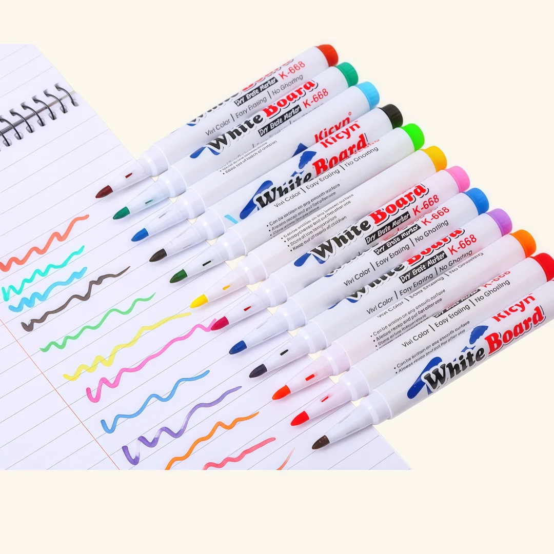 8/12 Pack Erasable Color Whiteboard Pens Liquid Chalk School Highlighters Writing Painting Marking Stationery Back to School
