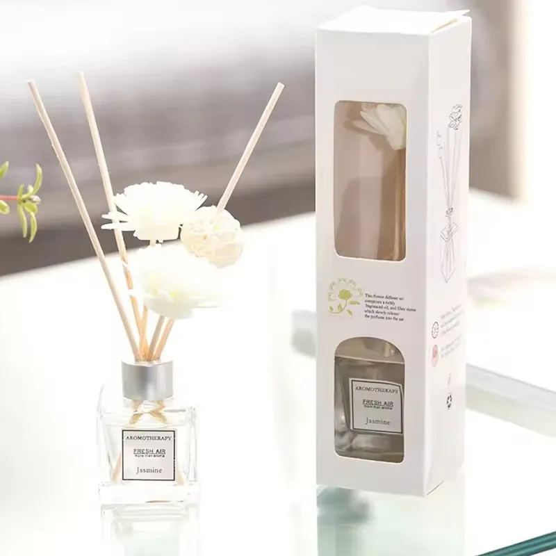 Cherry Blossom Rose Fragrance Fireless Aromatherapy Room Decoration Home Fragrance Diffuser Household Fresh Perfume Long Lasting