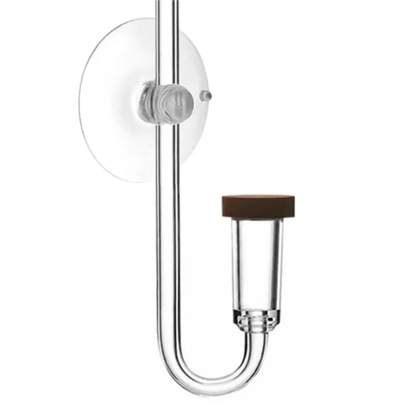 CO2 Diffuser For Aquarium For Planted Fish Tank- Acrylic CO2 Reactor With Suction Cup Included-A68E