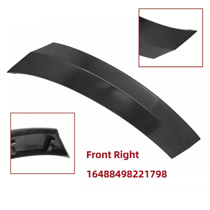 

A99F-Front Right Bumper Flare Plate A1648849822 For Mercedes-Benz GL-Class W164 GL320 450 550 07-12 Wheel Corner Eyebrow Trim