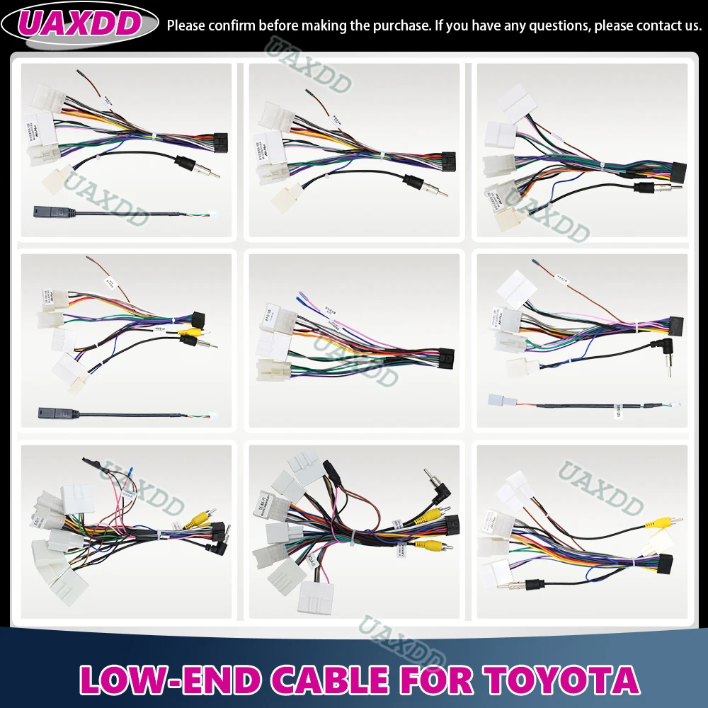 CABLE FOR TOYOTA Low End Cars with Small Screens or No Screens in the Central Control Area Corolla Prado Cruiser Camry Yaris 86