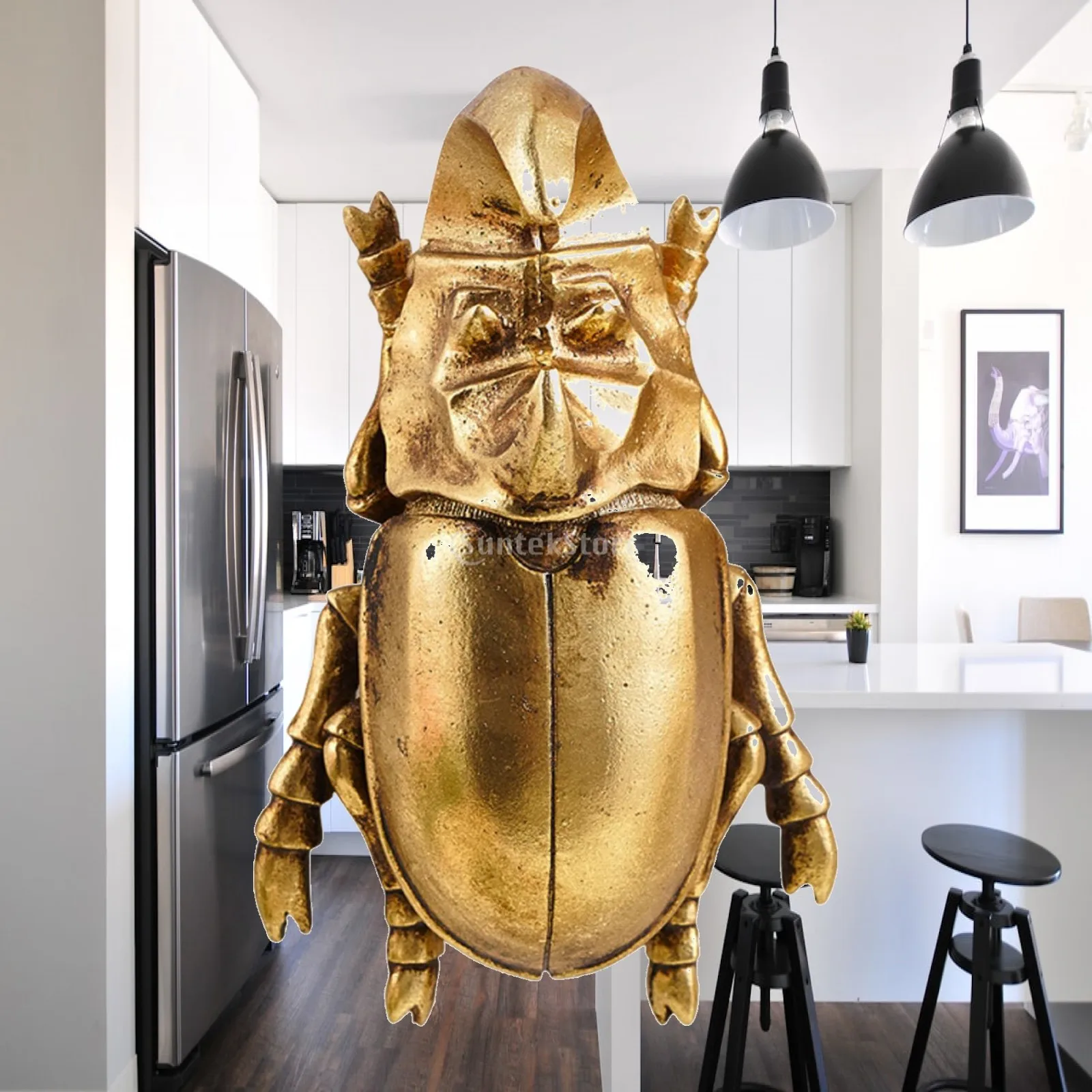 Beetle Wall Mount Decor Wall Art Wall Decoration for Office Bedroom Indoor