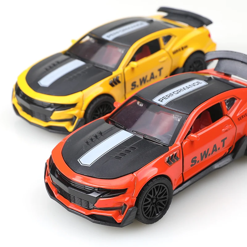 (insaccato) 1/36 Modello di auto in lega Simulazione Auto Veicolo Tirare indietro Ornamenti per auto Collezione di giocattoli per bambini