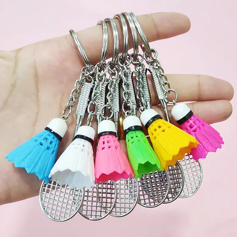 Badminton Keychain - New Design Cool Luxury metal Keychain Car Key Chain Key Ring Chain Pendant For Enthusiasts Gift