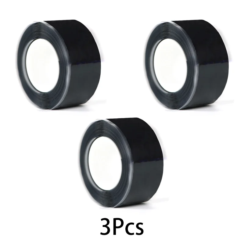 SELBSTVERSCHweißendes SILIKONBAND Wasserdichtes Dichtungsband 0,6 mm Wasserdichtes Dichtungsband zur Reparatur von undichten Rohren, Schläuchen, Booten, Überlebensset