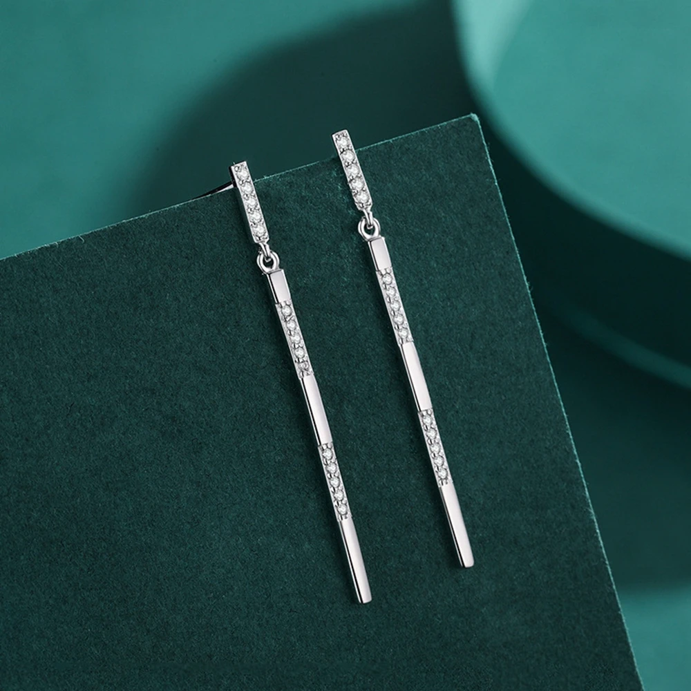 PuBang Fine Jewelry Solid 925 Sterling Silver High Carbon Diamond Elegant Stud Earrings for Women Anniversary Gift Drop Shipping