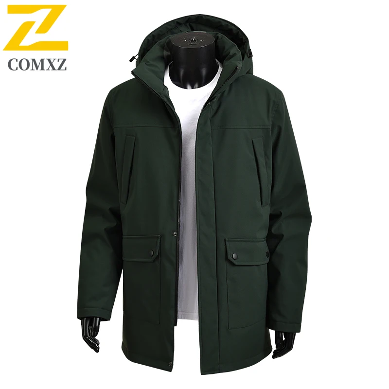 Men's Extremely Cold Warm Parka Winter Retro Multi-Pocket Cargo Jackets Men Long Snow Coat 2025 Casual Windproof Padded Jacket