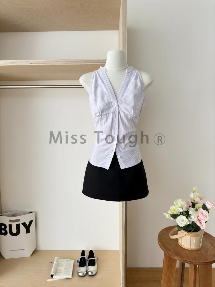 Japanese Preppy Style Retro Design Sets Women Summer New Suit A-line Short Skirt 2 Piece Set Female Korean Style Casual Clothing