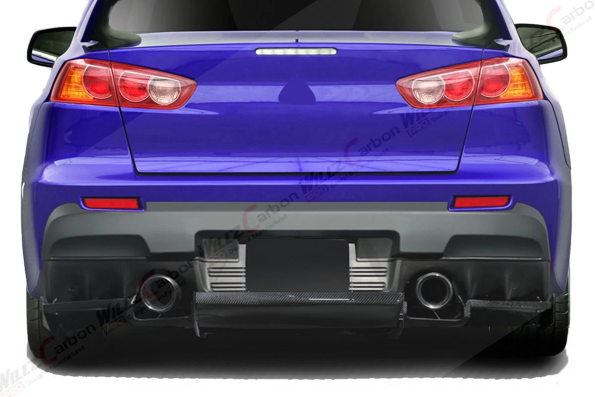 For Mitsubishi EVO10 2008-2015 Years Carbon Fiber Rear Lip Car Bodykit Modification