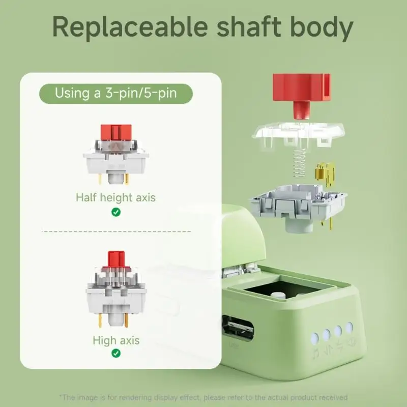 

Wireless Page Turner Keyboard Double Button for Smartphones e-Readers Compatibility Stylish Color Optional 896C