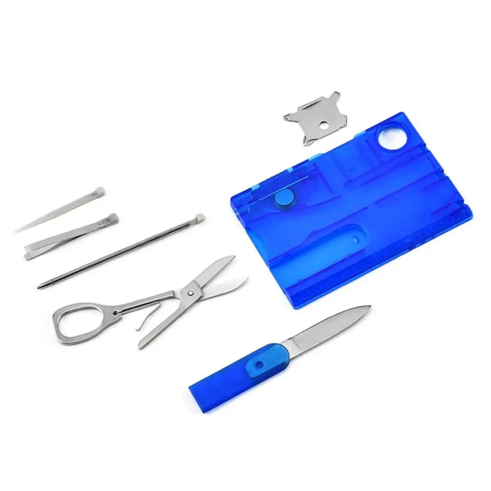 

Ultra Thin Outdoor Multi Tool Pocket 12 in 1 Multi-function Tool Card Card Type Multipurpose Outdoor Emergency Tools